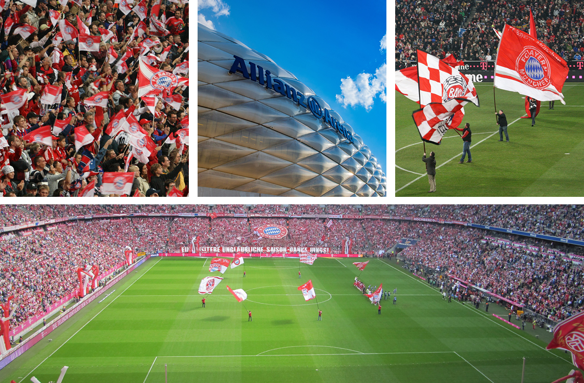 FC Bayern München live in der Allianz Arena in